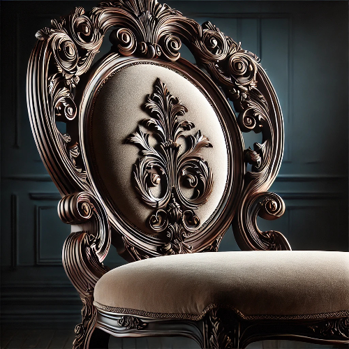 Chaise Baroque Médaillon